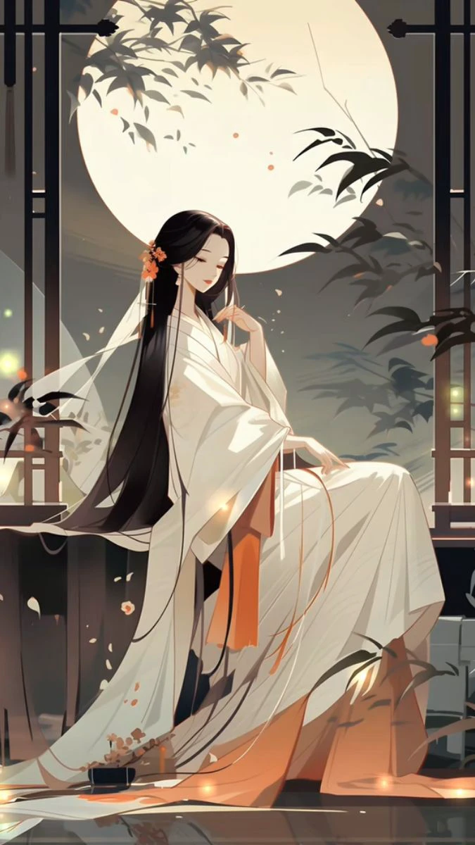 Hình nền Trung thu Anime cho điện thoại