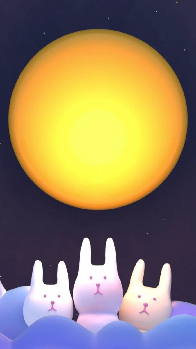 Wallpaper Trung thu dễ thương, đáng yêu