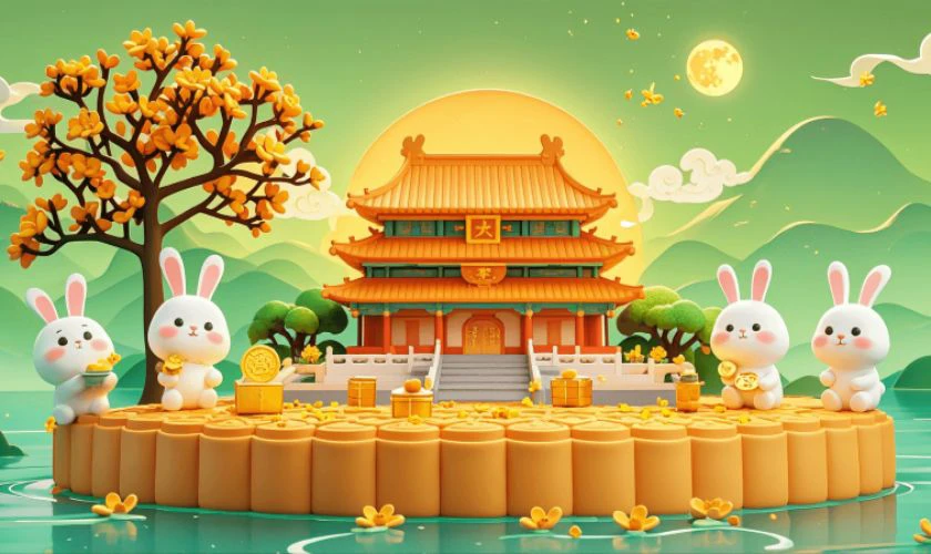 Hình nền Trung thu chibi