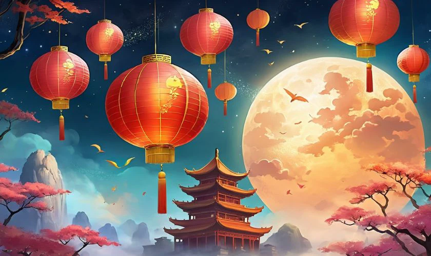 Wallpaper Trung thu truyền thống cho máy tính