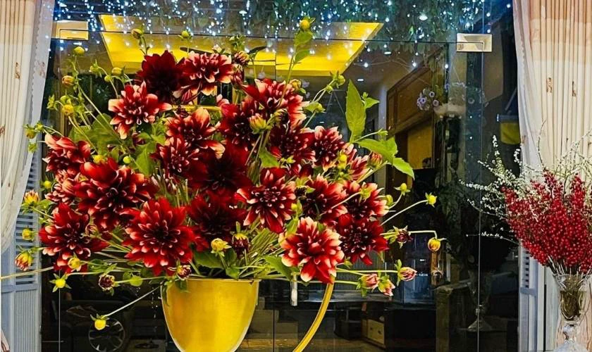 Mẫu hoa chưng Tết mừng năm mới Bính Ngọ đẹp