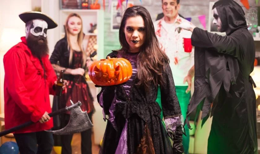 Hình ảnh hóa trang ấn tượng đẹp mùa lễ hội