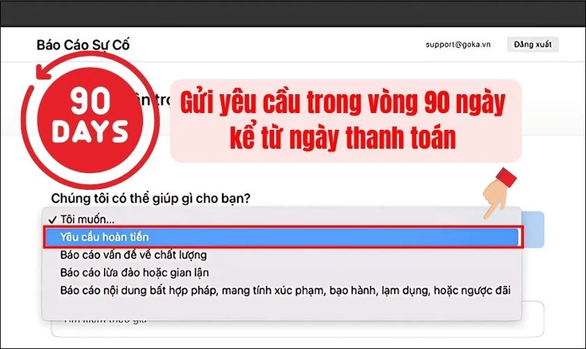 Yêu cầu hoàn tiền Apple có thành công không?