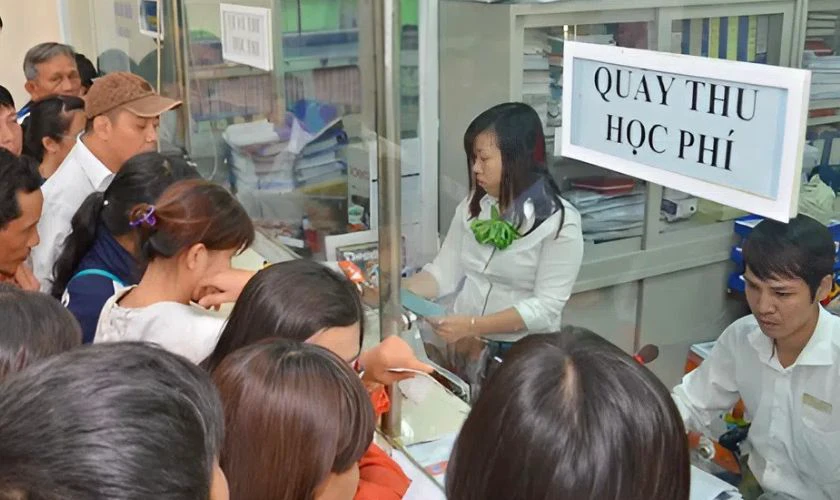 Lưu ý khi đóng học phí