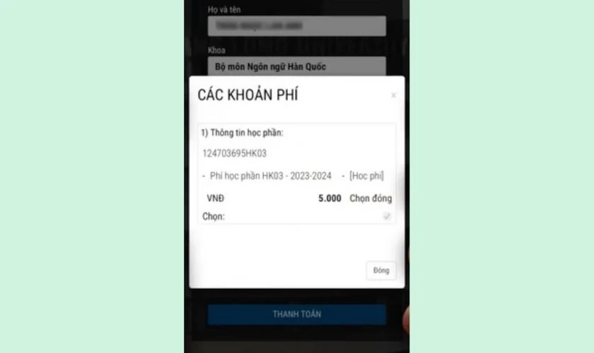 Cách đóng học phí Đại học Thăng Long