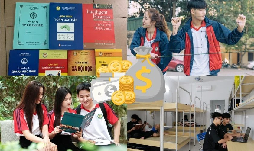 Các khoản chi phí khác ngoài học phí Học viện Tài chính