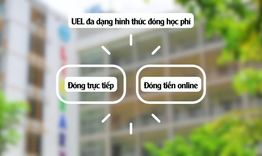 Cách đóng học phí UEL