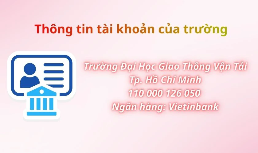 Cách đóng học phí UTH năm 2026