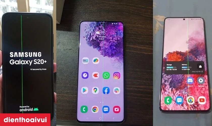sửa lỗi sọc màn hình samsung