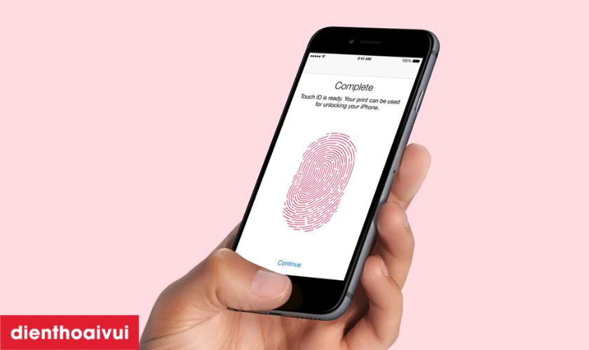 Touch ID trên iPhone 6 cho khả năng quét và nhận dạng dấu vân tay