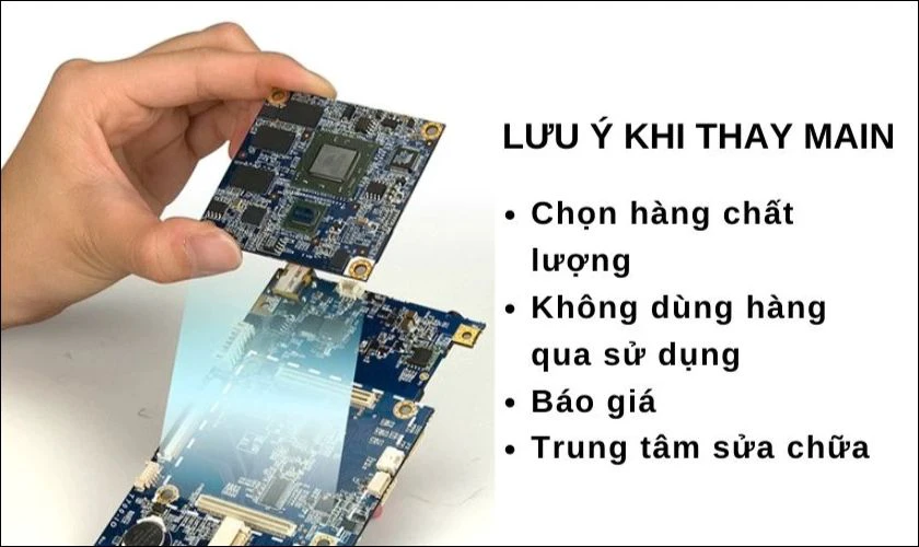 Các lưu ý khi sửa Main cho laptop