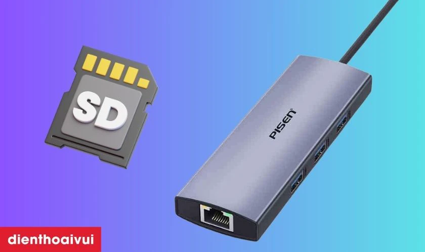 Hỗ trợ thẻ nhớ SD/TF tiện lợi