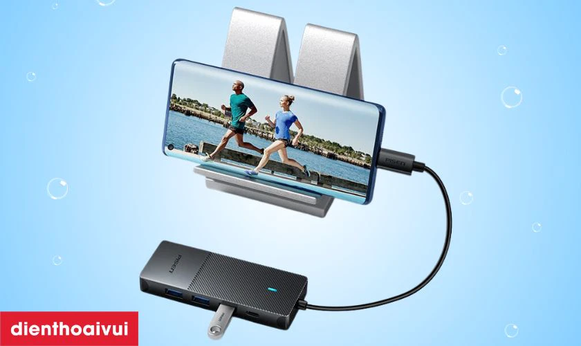 Cổng USB-C Power Delivery hỗ trợ sạc nhanh