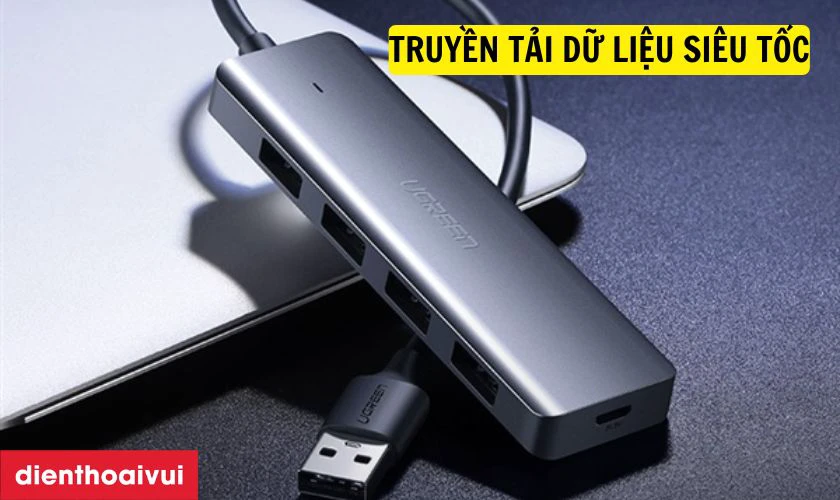 Đặc điểm của hub chuyển đổi Ugreen 4 cổng USB 3.0 + Micro USB