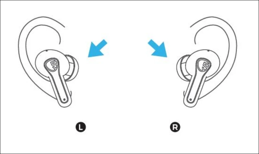 Cách đeo tai nghe Soundpeats T3 PRO