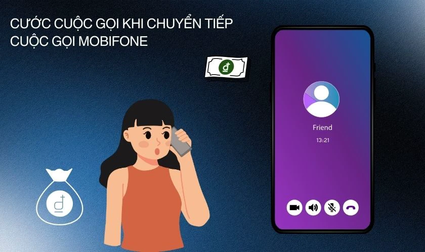 Cước phí cuộc gọi chuyển tiếp dao động tùy nhà mạng