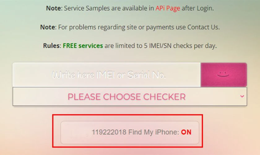 Tại phần Find My iPhone, hiện On tức là iPhone đang dính iCloud ẩn