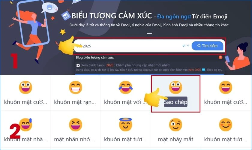 Cách lấy nguồn tài nguyên miễn phí từ Emojiall.com