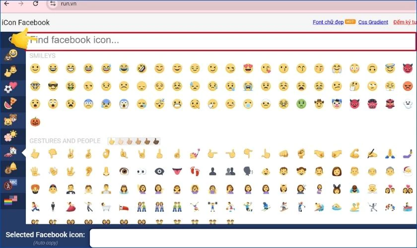 Run.vn là trang web cung cấp các công cụ và tài nguyên làm ảnh, emoji