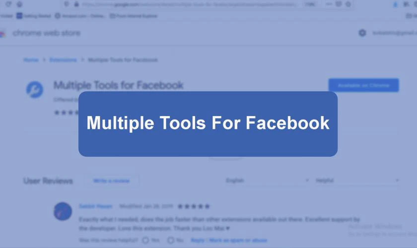Multiple Tools for Facebook Chrome