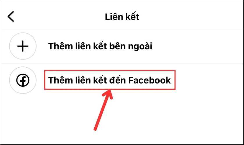 Thêm các liên kết với tài khoản mạng xã hội