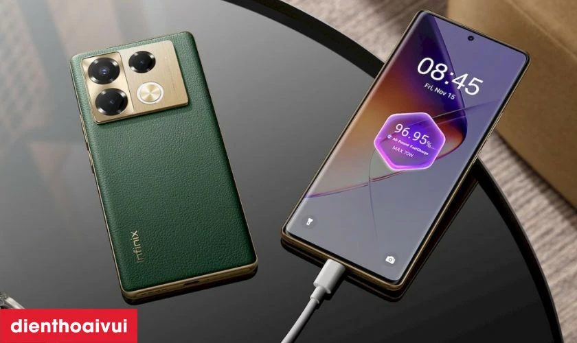Sạc nhanh 70W, pin dùng thoải mái cả ngày