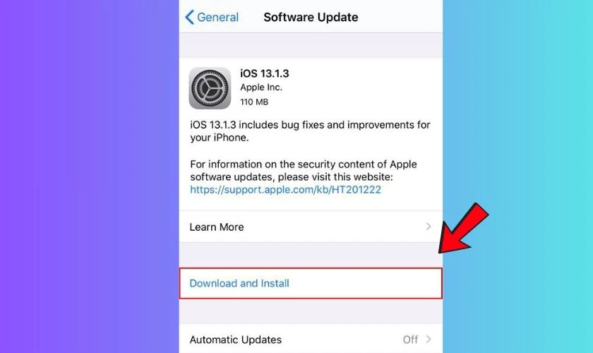 Cách cập nhật iOS 13.1 3 nhanh chóng