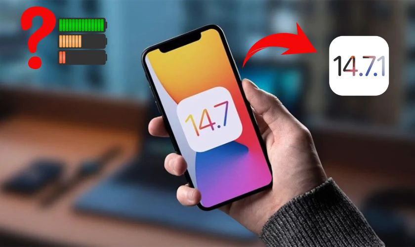 iOS 14.7.1 có hao pin không? Hao hụt pin nhẹ sau cập nhật