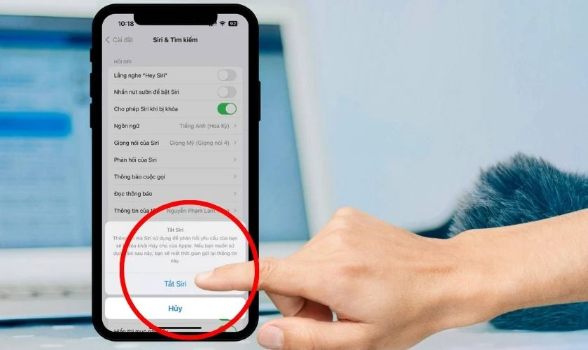 Tắt Siri khi không cần thiết để tiết kiệm pin