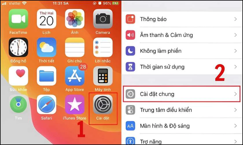 Tắt chế độ làm mới ứng dụng trong nền
