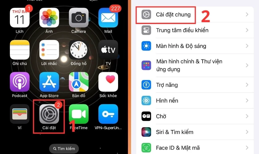 Cài đặt iOS 18