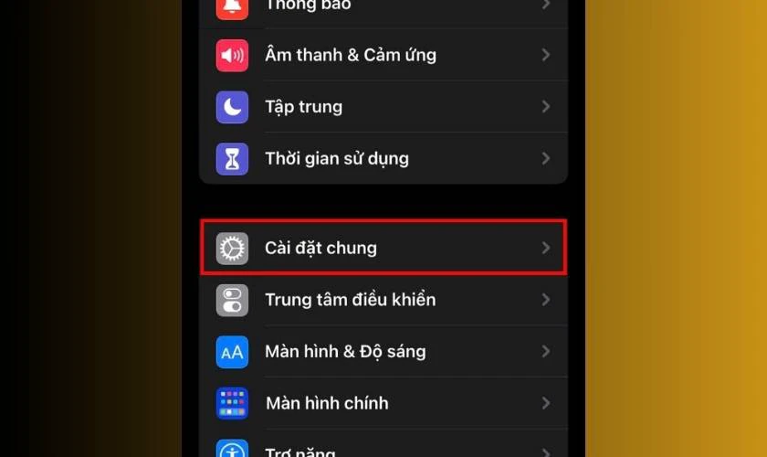 Tắt làm mới ứng dụng trong nền