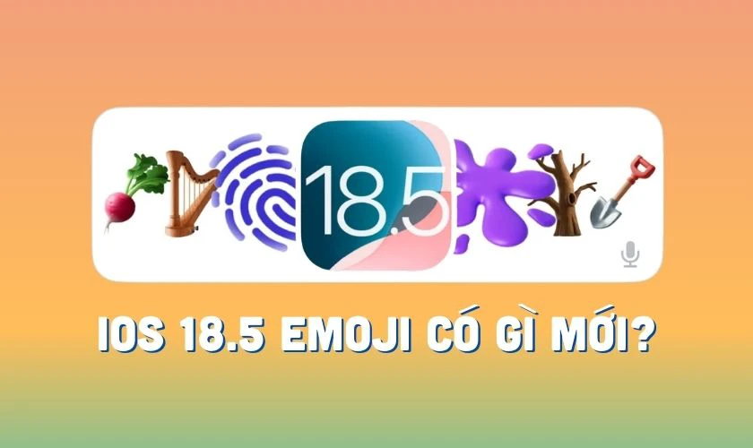 iOS 18.5 emoji có gì mới?