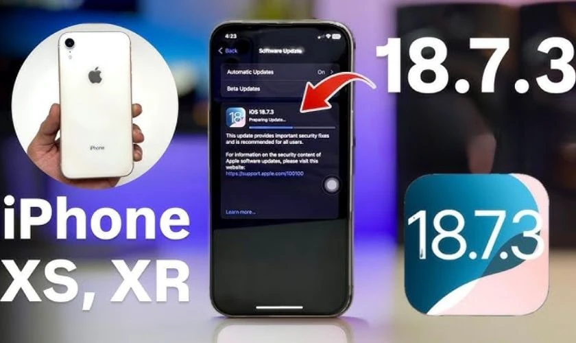 iPhone nào cập nhật được iOS 18.7.3
