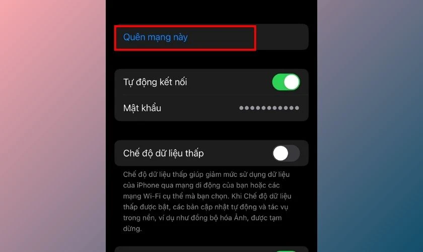 Lỗi kết nối Wi-Fi iOS 18.7