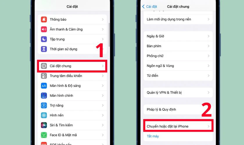 Đặt lại từ điển bàn phím trên iOS 18.7