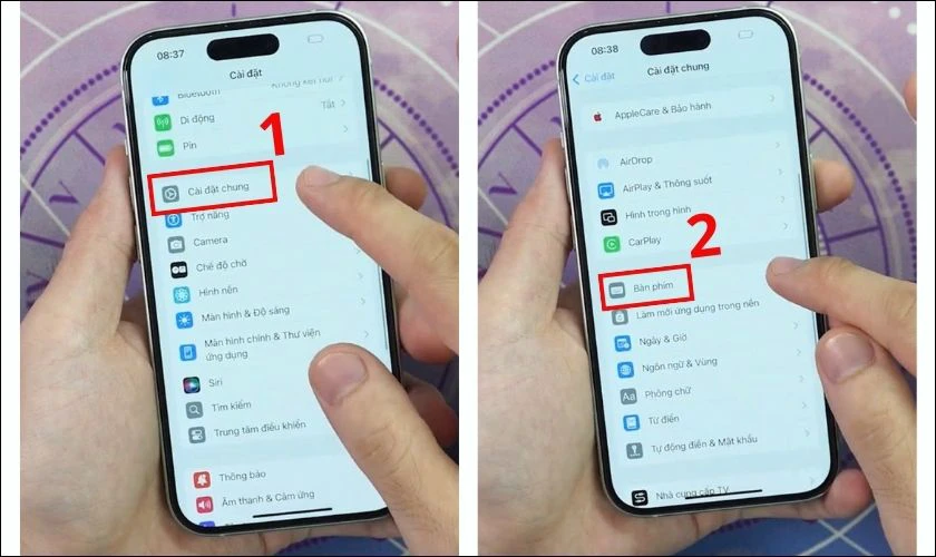 Các bước khắc phục iOS 18 không gõ được tiếng Việt