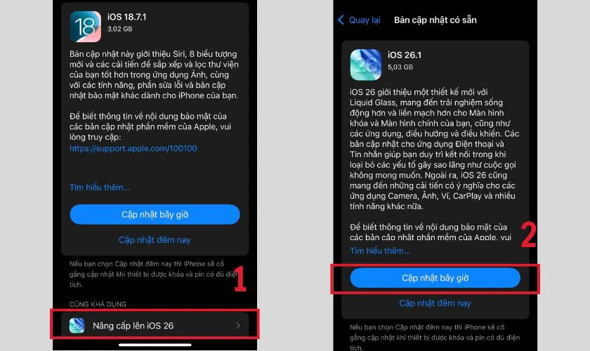 Cách cập nhật iOS 26.1 - Bước 4