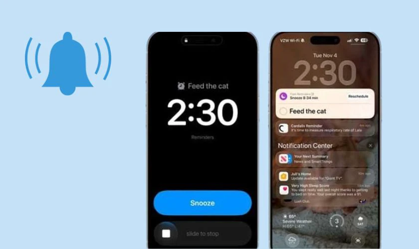 iOS 26.2 có gì mới? App nhắc nhở có thêm tùy chọn đặt báo thức