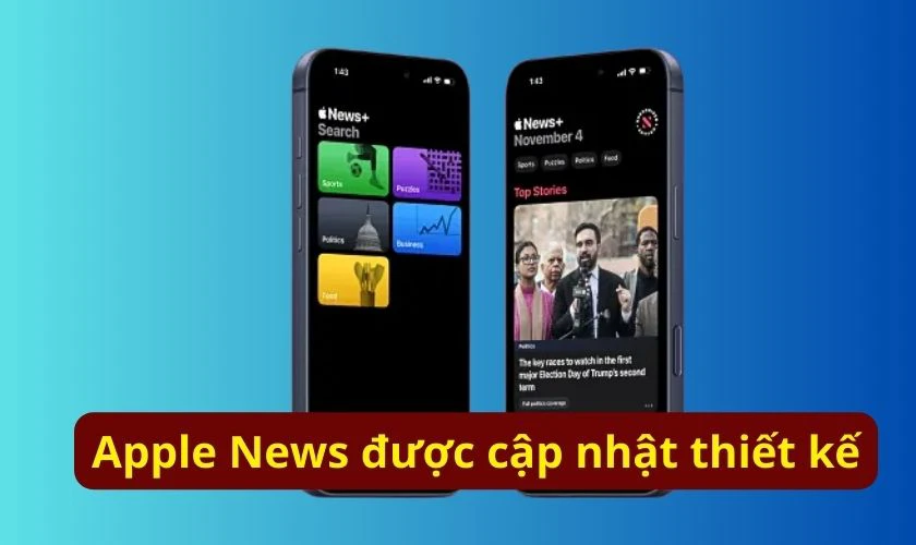iOS 26.2 có gì mới - Apple News cập nhật thiết kế