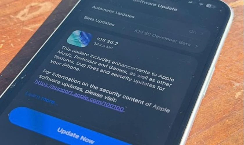 iOS 26.2 có gì mới - Vá hơn 20 lỗ hổng bảo mật