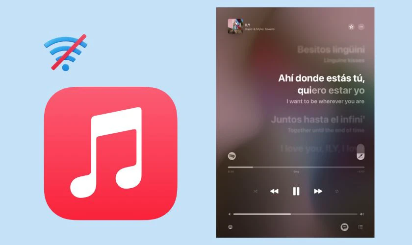 iOS 26.2 có gì mới - Xem lời bài hát ngoại tuyến trên Apple Music