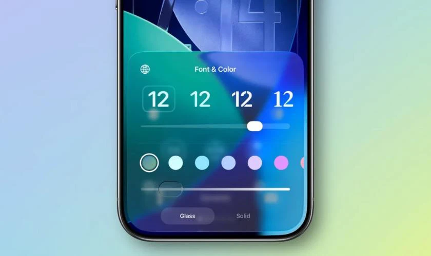 Hiệu ứng Liquid Glass được tinh chỉnh đồng bộ hơn trên toàn hệ thống