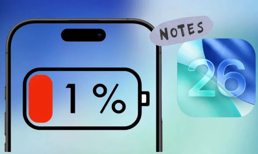 Lưu ý khi gặp tình trạng iOS 26.2 hao pin nhanh