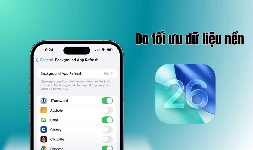 Nguyên nhân iOS 26.2 hao pin nhanh