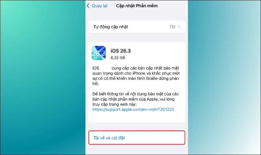 Chọn Tải về và cài đặt