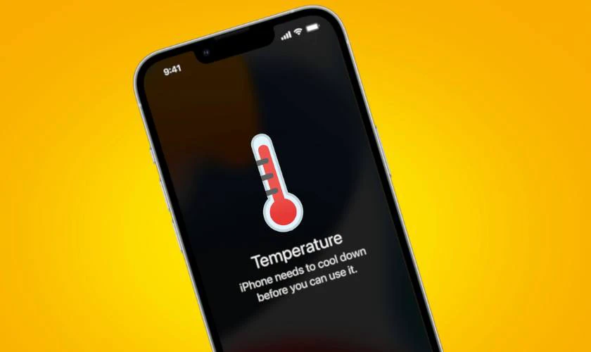 iPhone bị nóng máy khi sử dụng