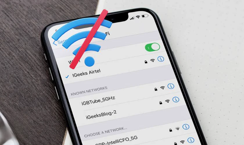 Lỗi Wi-Fi chập chờn, hay mất kết nối