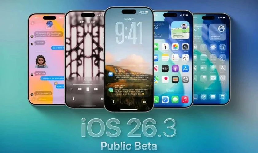 iOS 26.3 có thay đổi giao diện không