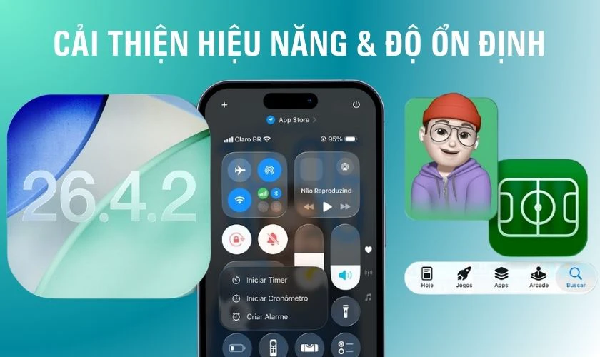 iOS 26.4.2 có gì mới? Cải thiện hiệu năng & độ ổn định